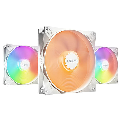 Be Quiet! (BL131) Light Wings LX 14cm PWM High-Speed ARGB Case Fans (3 Pack), Rifle Bearing, Impeller w/ 16 LEDs, Daisy-Chain, Up to 1800 RPM, White Be Quiet! (BL131) Light Wings LX 14cm PWM High-Speed ARGB Case Fans (3 Pack), Rifle Bearing, Impeller w/ 16 LEDs, Daisy-Chain, Up to 1800 RPM, White